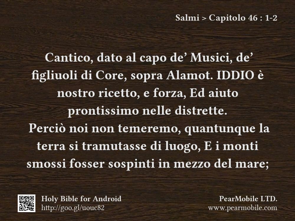 Salmi, Capitolo 46:1-2